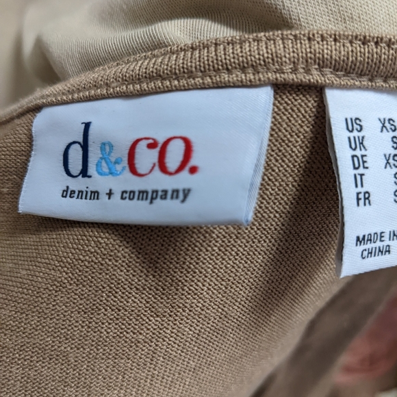 Denim & Co. One button Cardigan. Extra Small - Picture 5 of 5